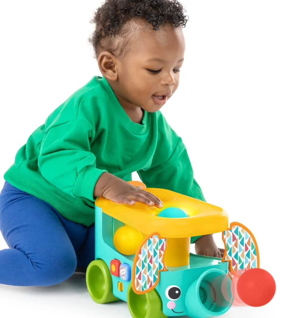 Bright Starts Aktivitetslegetøj - Pop & Roll Safari Bus