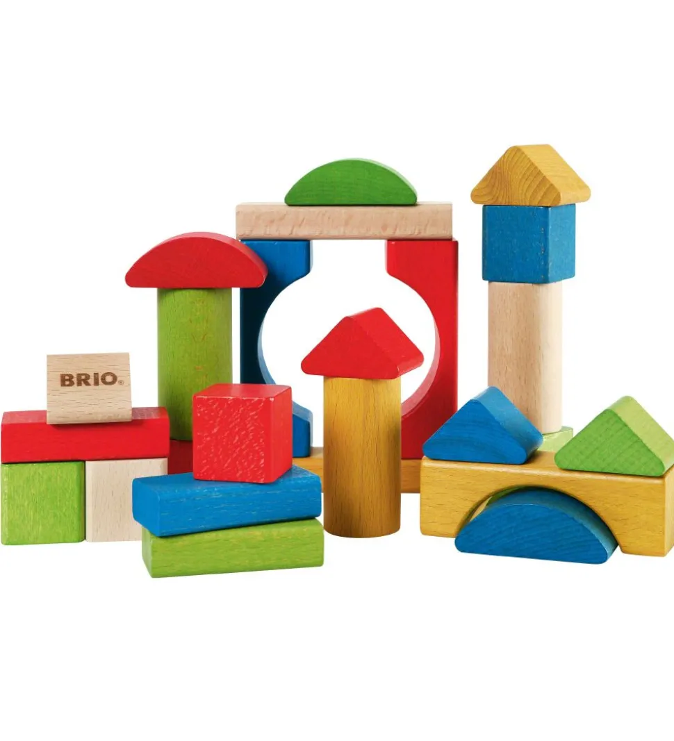 BRIO Toddler Klodser - 25 dele - Træ - Multifarvet 30114