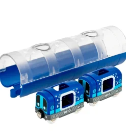 BRIO World Metro m. Tunnel - 3 dele - Selvlysende 33970