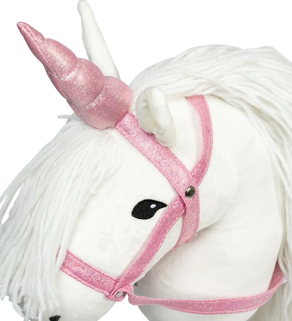 by ASTRUP Enhjørninghorn og Grime Til Kæpheste - Pink m. Glimmer