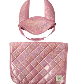 by ASTRUP Sadelunderlag Til Kæpheste - Pink m. Glimmer