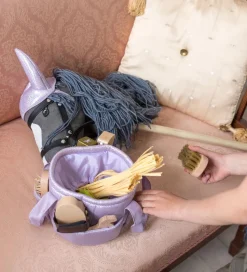 by ASTRUP Sadelunderlag Til Kæpheste - Lilla m. Glimmer