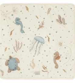Cam Cam Aktivitetstæppe - 80x80 cm - Sea Garden