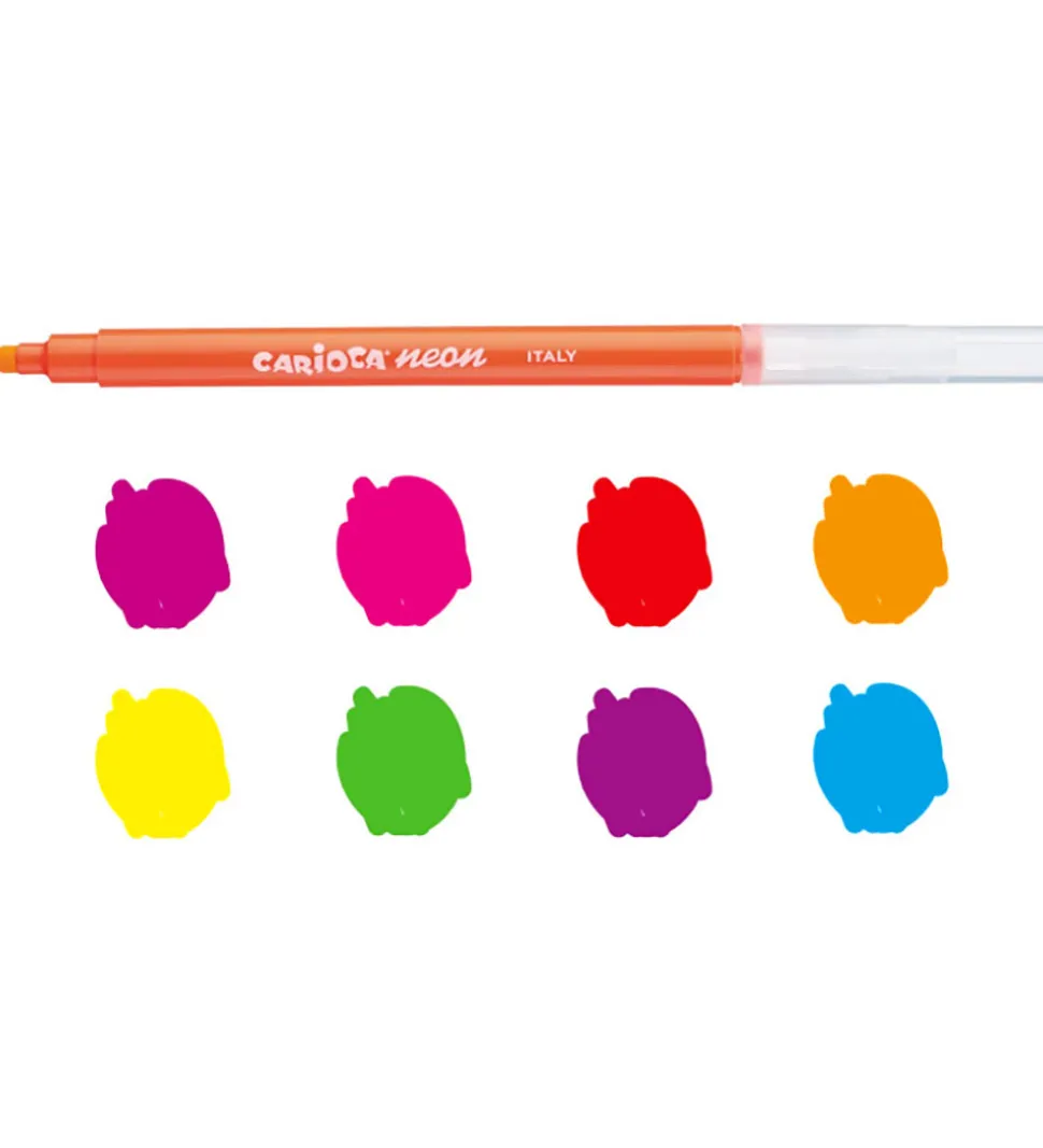 Carioca Tuscher - 8 stk - Neon