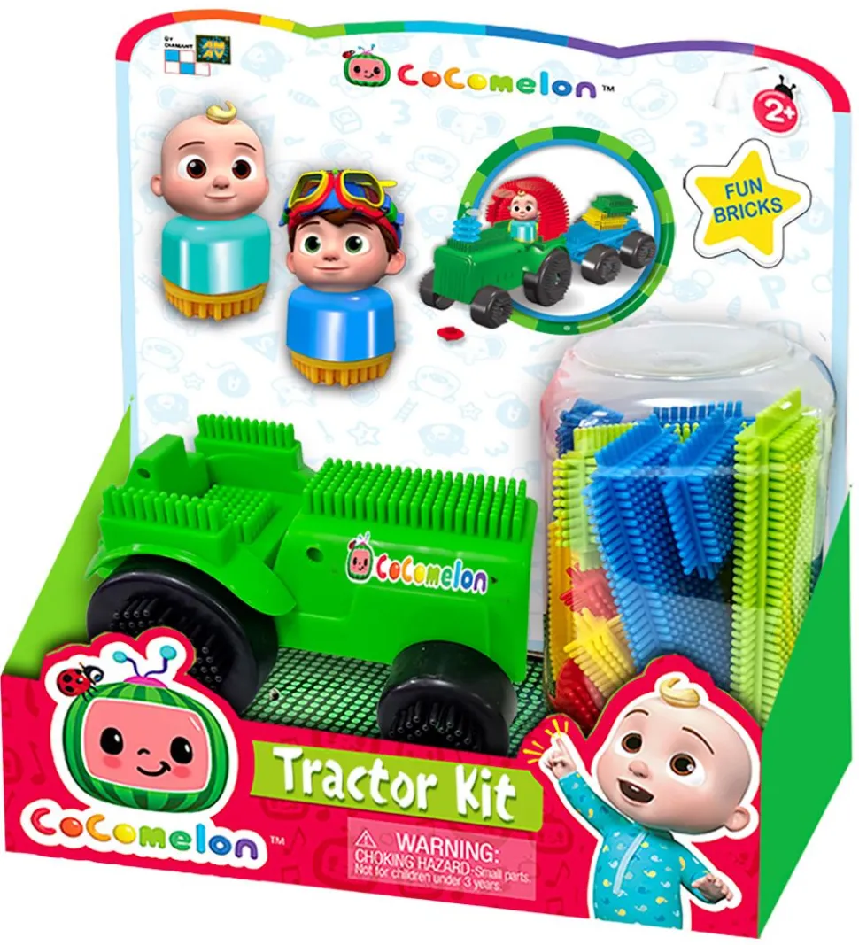 CoComelon Aktivitetslegetøj - Funbricks Tractor Kit