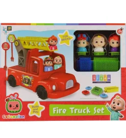 CoComelon Aktivitetslegetøj - Funbricks Fire Truck Set