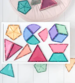 Connetix Magnetsæt - 48 Dele - Pastel Shape Expansion Pack
