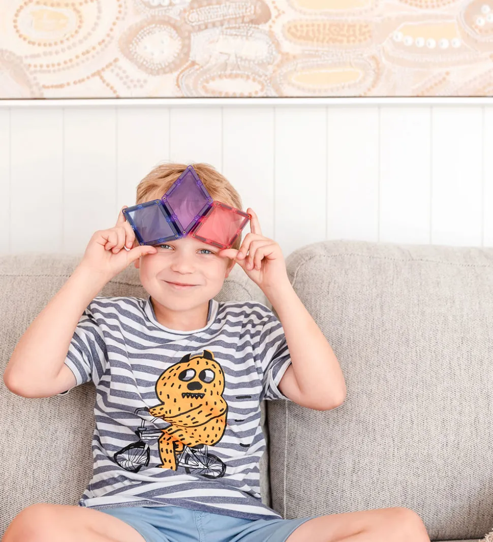 Connetix Magnetsæt - 48 Dele - Pastel Shape Expansion Pack