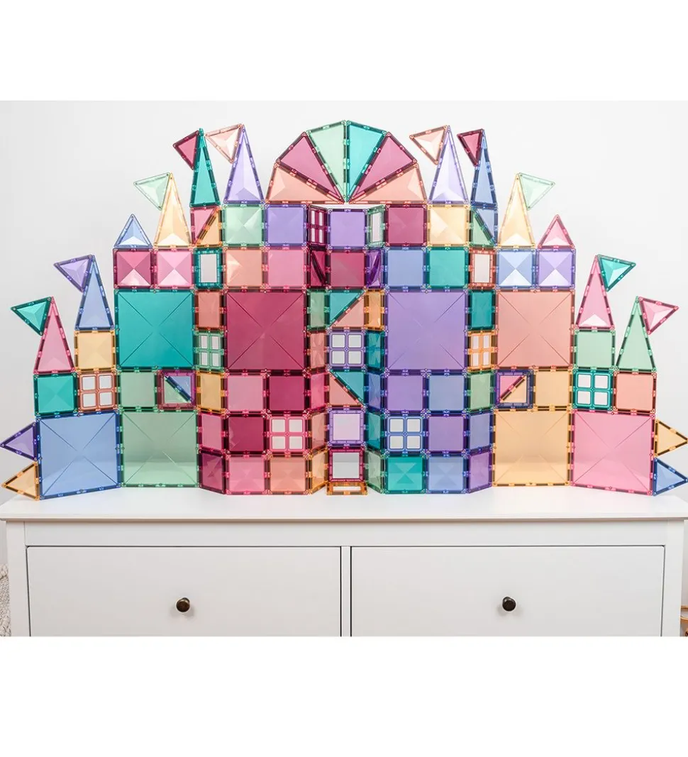 Connetix Magnetsæt - 120 Dele - Pastel Creative