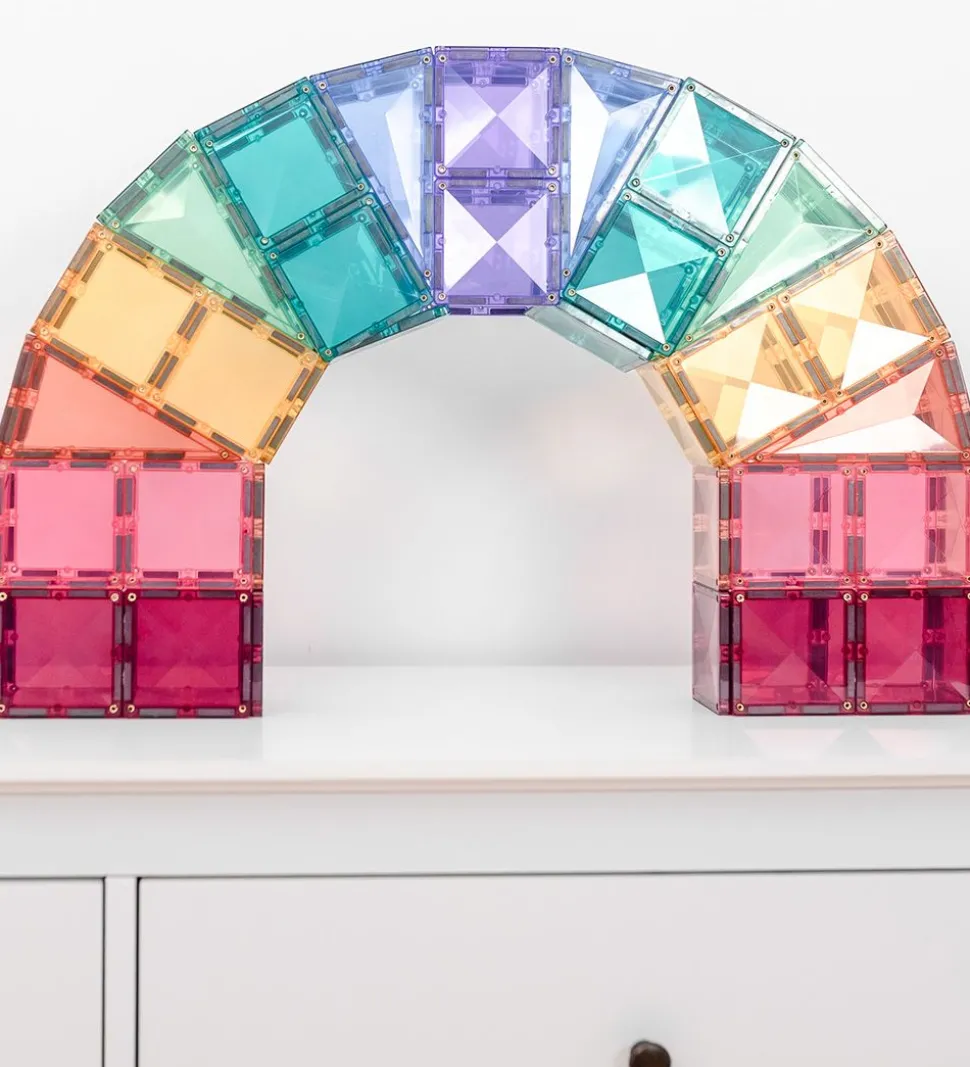 Connetix Magnetsæt - 120 Dele - Pastel Creative