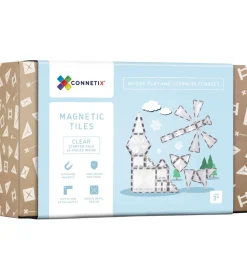 Connetix Magnetsæt - 34 Dele - Clear