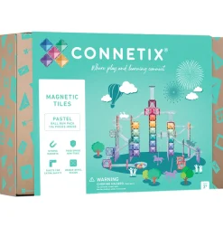 Connetix Magnetsæt - 106 Dele - Pastel Ball Run