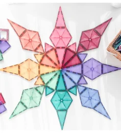 Connetix Magnetsæt - 40 Dele - Pastel Geometry