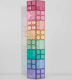 Connetix Magnetsæt - 40 dele - Pastel Square Expansion Pack