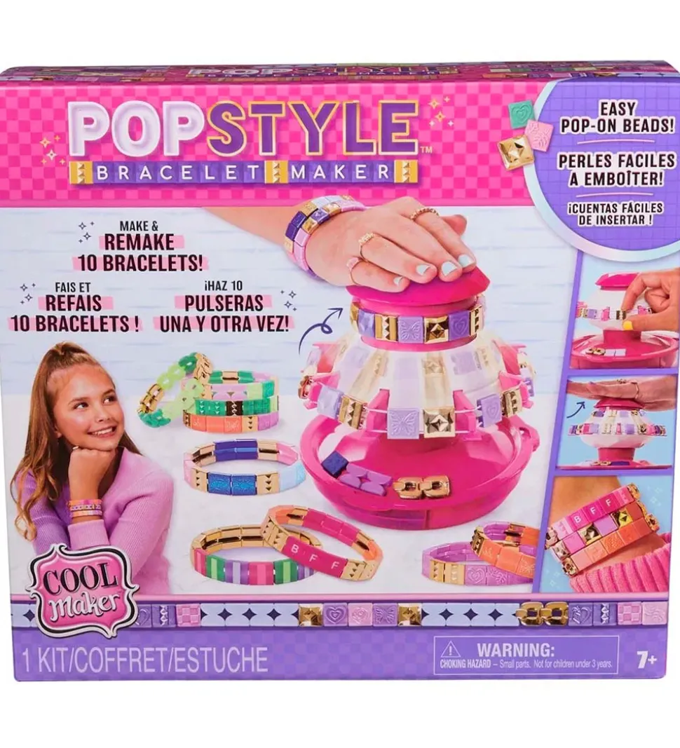 Cool Maker Smykkesæt - PopStyle Tile Bracelet Maker 2.0