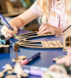 Crateit Kreasæt - Crateit Town - Træ - Dreamy Drawbridge - 20 De