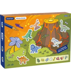 Crateit Kreasæt - Dinosaur - Træ - Flugt fra Vulkanen