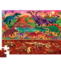 Crocodile Creek Puslespil - 48 Brikker - Dinosaur World