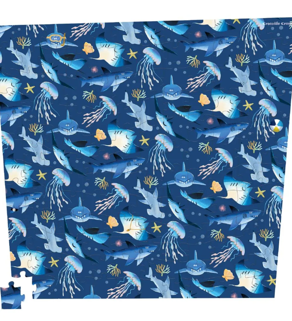 Crocodile Creek Puslespil - 144 Brikker - Almost Impossible - Sh