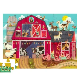 Crocodile Creek Puslespil - 36 Brikker - Barnyard Buddies