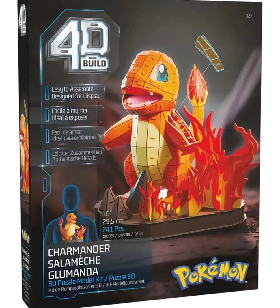 4D Puzzles 3D Puslespil - Pokémon 24,8 cm - Charmander