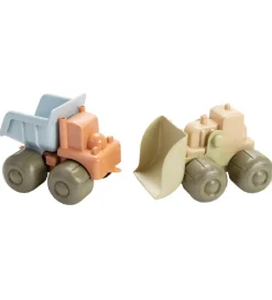 Dantoy BIO Plastic Bulldozer & Lastbil - 17 cm - Pastel