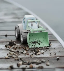 Dantoy BIO Plastic Traktor m. Grab - Blå/Grøn