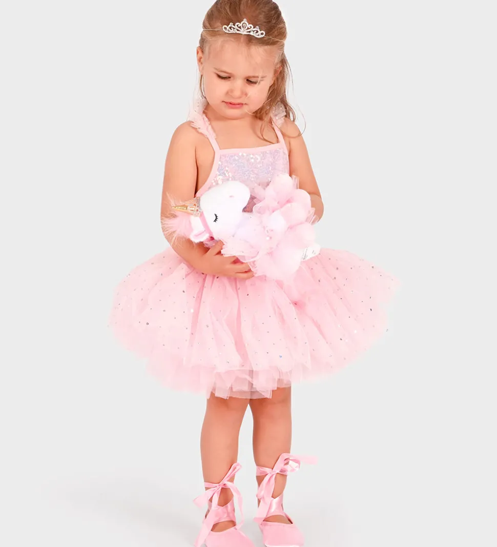 Den Goda Fen - Ballerina Kit w Doll Match Set - Pink