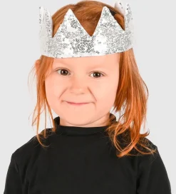 Den Goda Fen Udklædning - Crown Silver Sequin