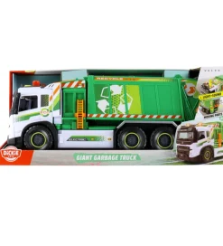 Dickie Toys Arbejdsmaskine - Stor Skraldebil - Lys/Lyd