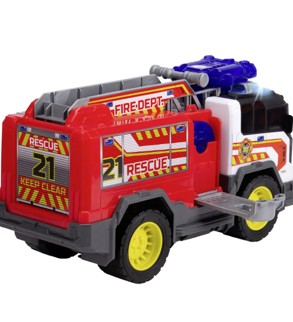 Dickie Toys Bil - Fire Rescue Unit - Lys/Lyd