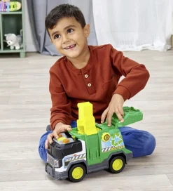 Dickie Toys Bil - Recycle Truck - Lys/Lyd