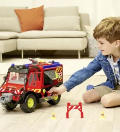 Dickie Toys Brandbil - MB Unimog U530 Fire Rescue - Lyd/Lyd