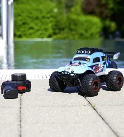 Dickie Toys Fjernstyret Bil m. Lys - RC Volkswagen Beetle Baja B