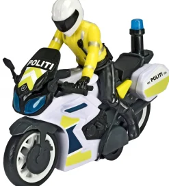 Dickie Toys Politimotorcykel m. Figur - Yamaha - Lys/Lyd