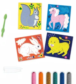 Djeco Mikroperler - Artistic Beads - Flowers and Fur