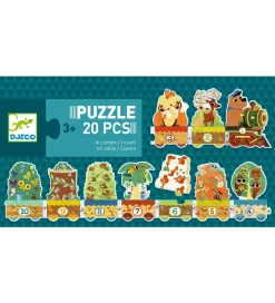 Djeco Puslespil - 20 Brikker - Jeg Tæller