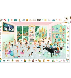 Djeco Puslespil - 100 Brikker - The Dance School