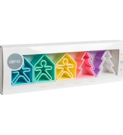 Dëna Aktivitetslegetøj - Silikone - 9 Dele - Pastel