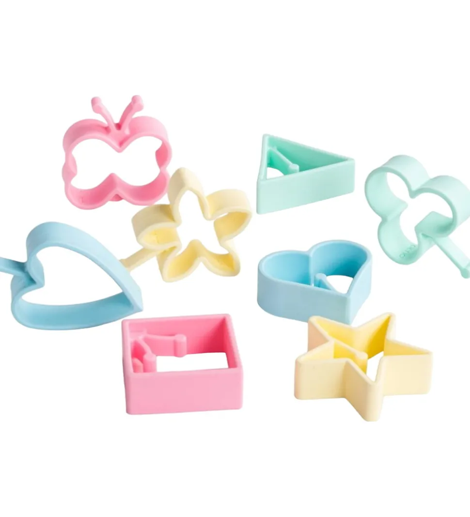 Dëna Aktivitetslegetøj - Silikone - Magisk Flip - 8 Dele - Paste