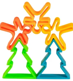 Dëna Aktivitetslegetøj - Silikone - 9 Dele - Neon