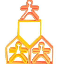 Dëna Aktivitetslegetøj - Silikone - 9 Dele - Neon