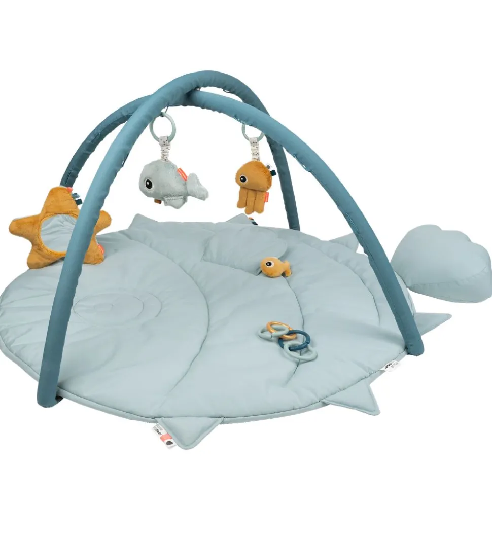 Done By Deer Aktivitetstæppe - Sea Friends - Blå