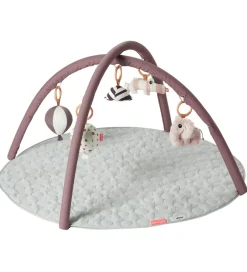 Done By Deer Aktivitetstæppe - Quiltet - Mørk Rosa