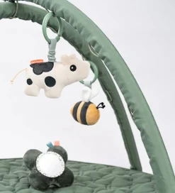 Done By Deer Aktivitetstæppe - Tiny Farm - Grøn