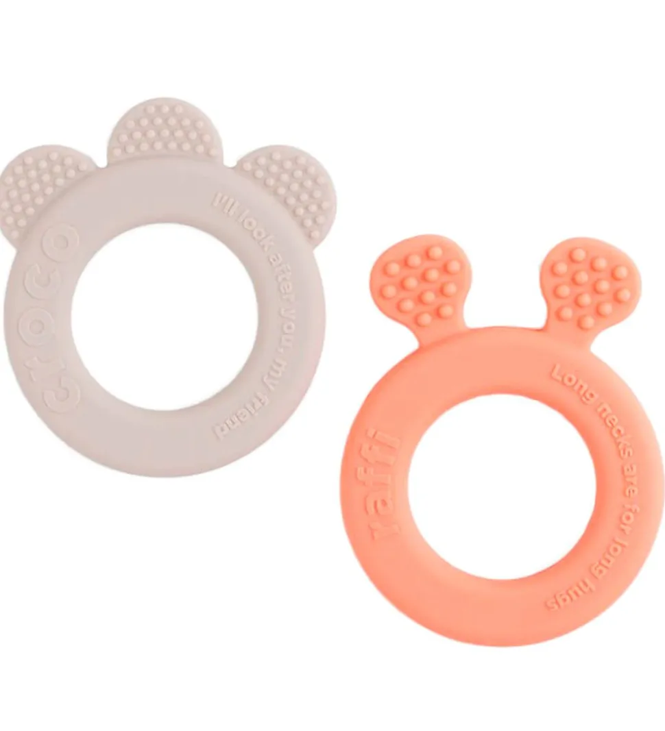 Done by Deer Bidering - 2-pak - Deer Friends - Sand/Coral