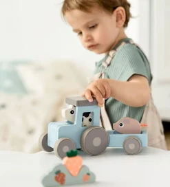 Done by Deer Traktor - Træ - Dotti - Tiny Farm - Blå