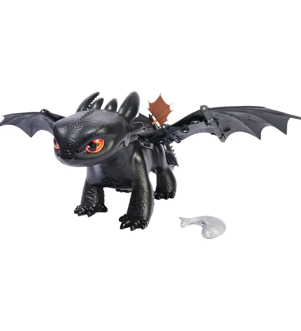 Dragons Legetøj - 30 cm - Tame & Train Interactive Toothless