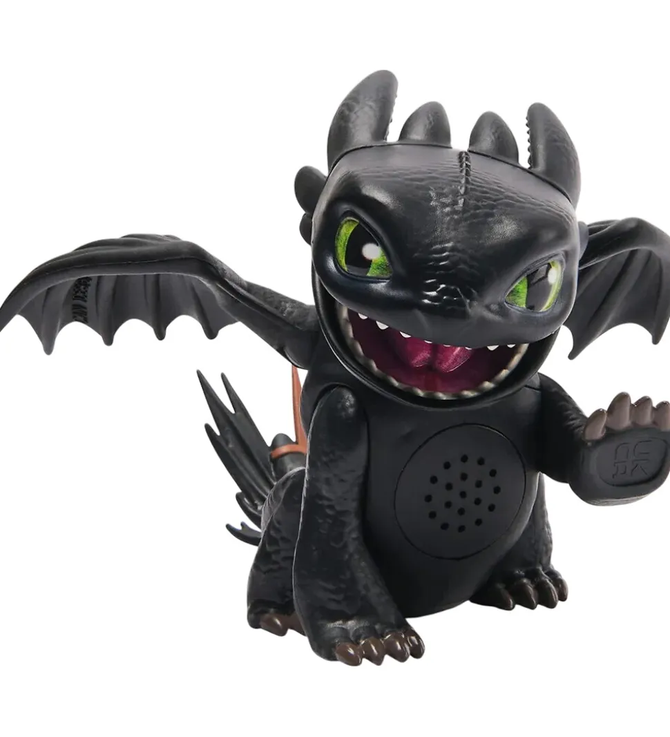 Dragons Legetøjsfigur - Roaring Minis Toothless m. Lyd