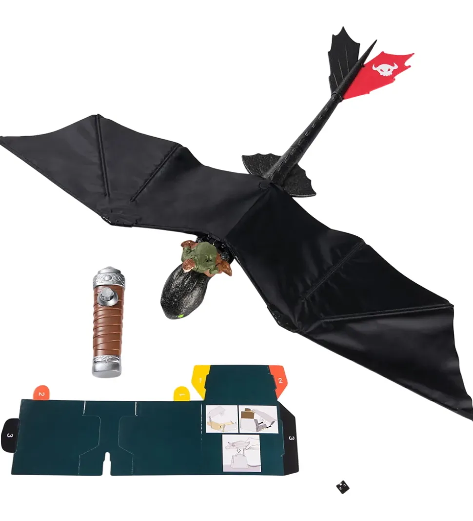 Dragons Movie RC Real Flying Toothless - Fjernstyret Drage